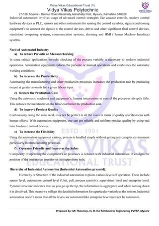 Automation and Robotics Week 01 Theory Notes 20ME51I.pdf