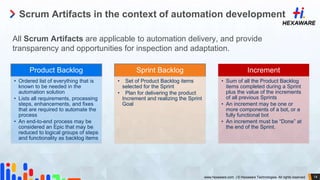 Automation CoE at Scale Using Agile to build RPA | PPTX