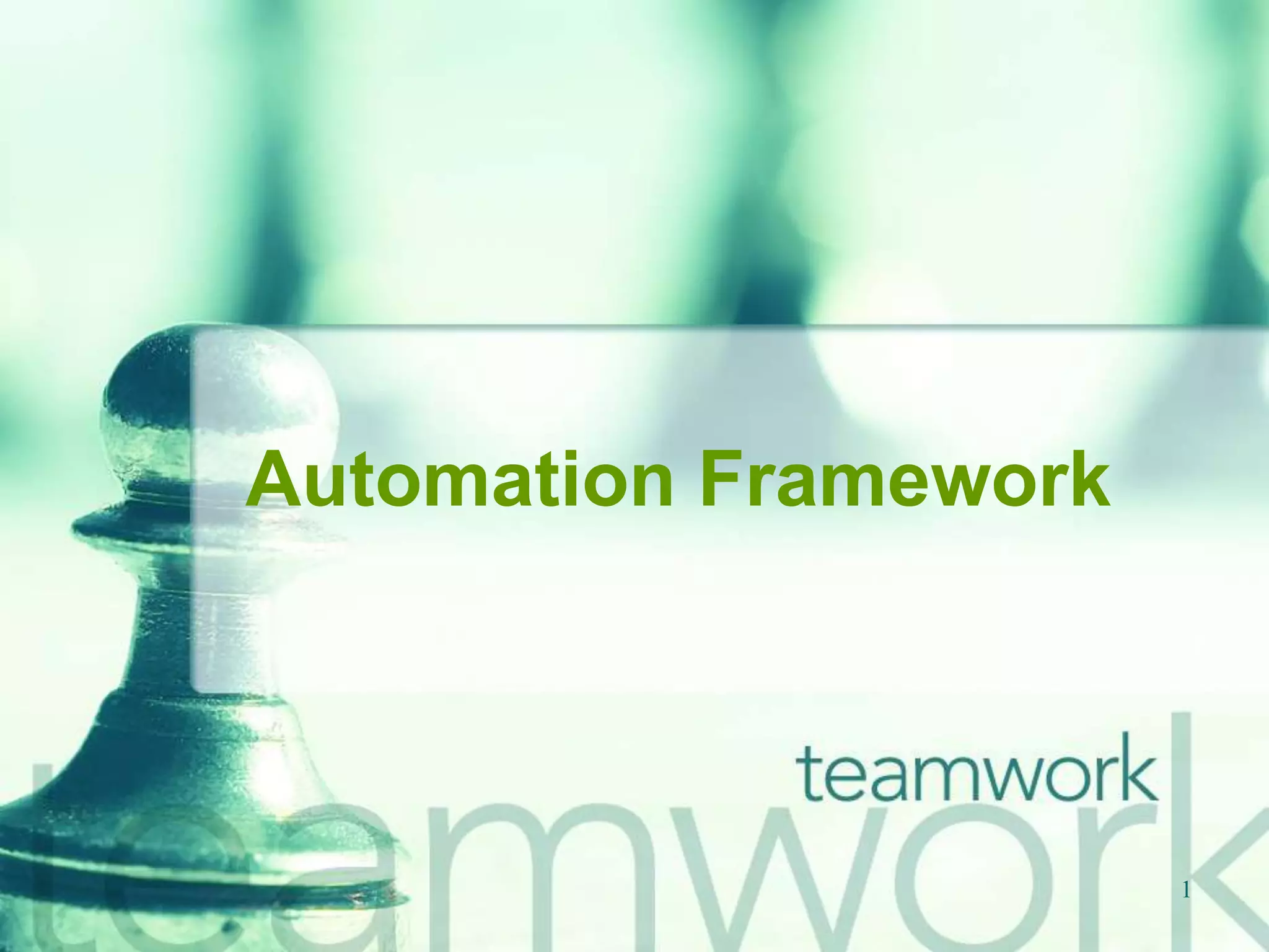 1Automation Framework
