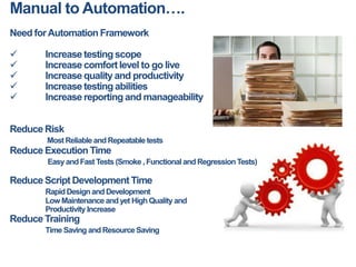 Automation Framework Presentation | PPTX