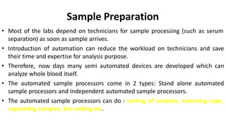 Sample Processers Automation in Clinical Biochemistry.pptx