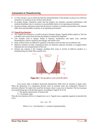 Manufacturing Rework Equations Automation in manufacturing five unit vtu, mechanical engineering notes ...