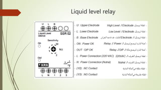 Liquid level relay
 