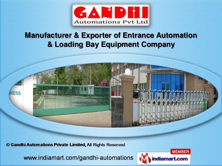 Automation & Loading Bay Equipments by Gandhi Automations Private Lim…