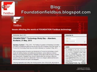 32
Automation 2013 Mumbai
© 2013 Fieldbus Foundation
 