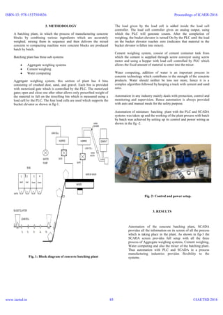 iaetsd Automation of batching plant using plc and scada | PDF