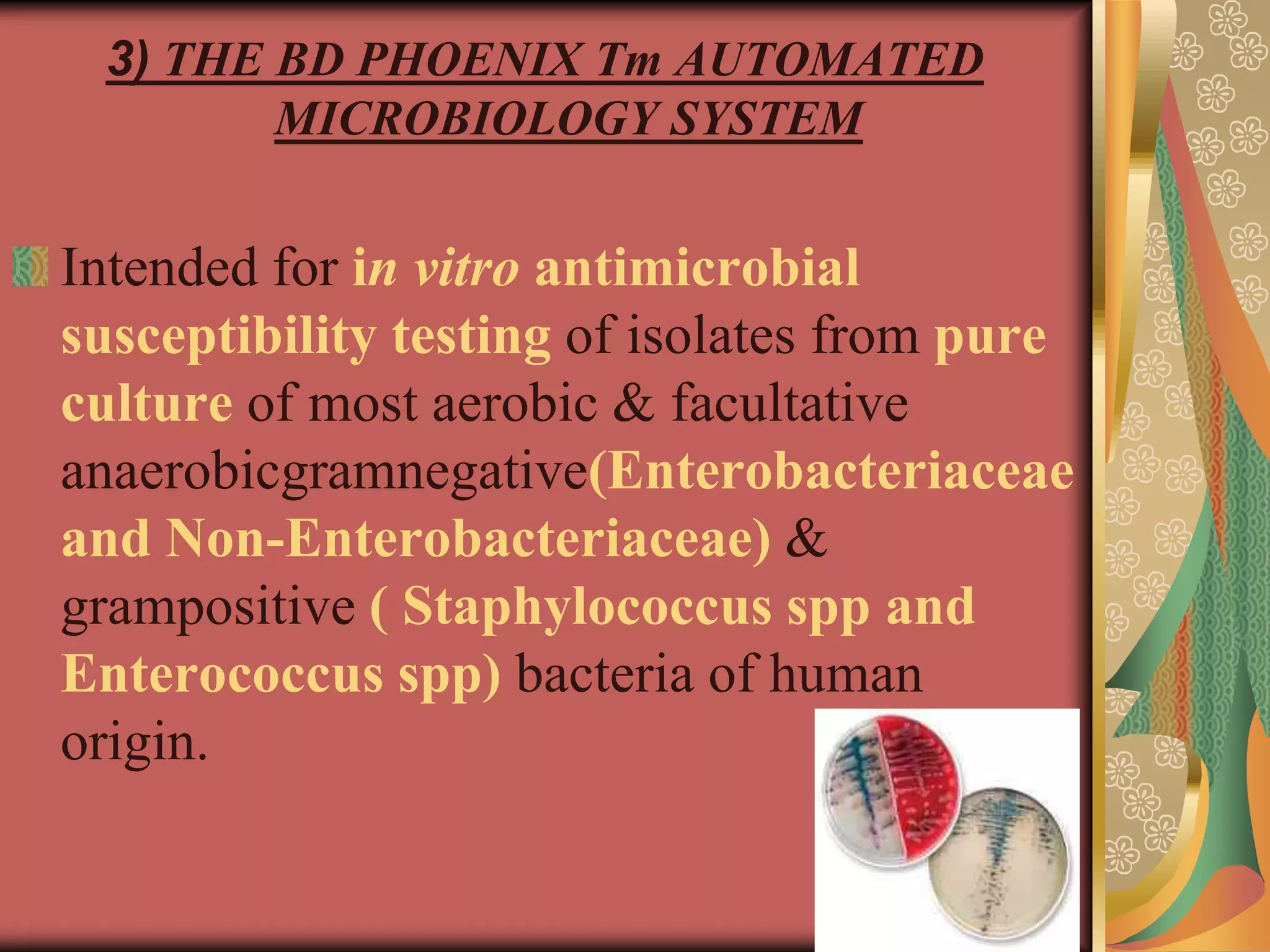 Automation of microbiology | PPT