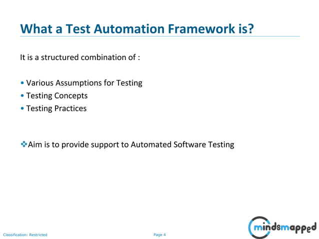 Automation Test Framework | PPT