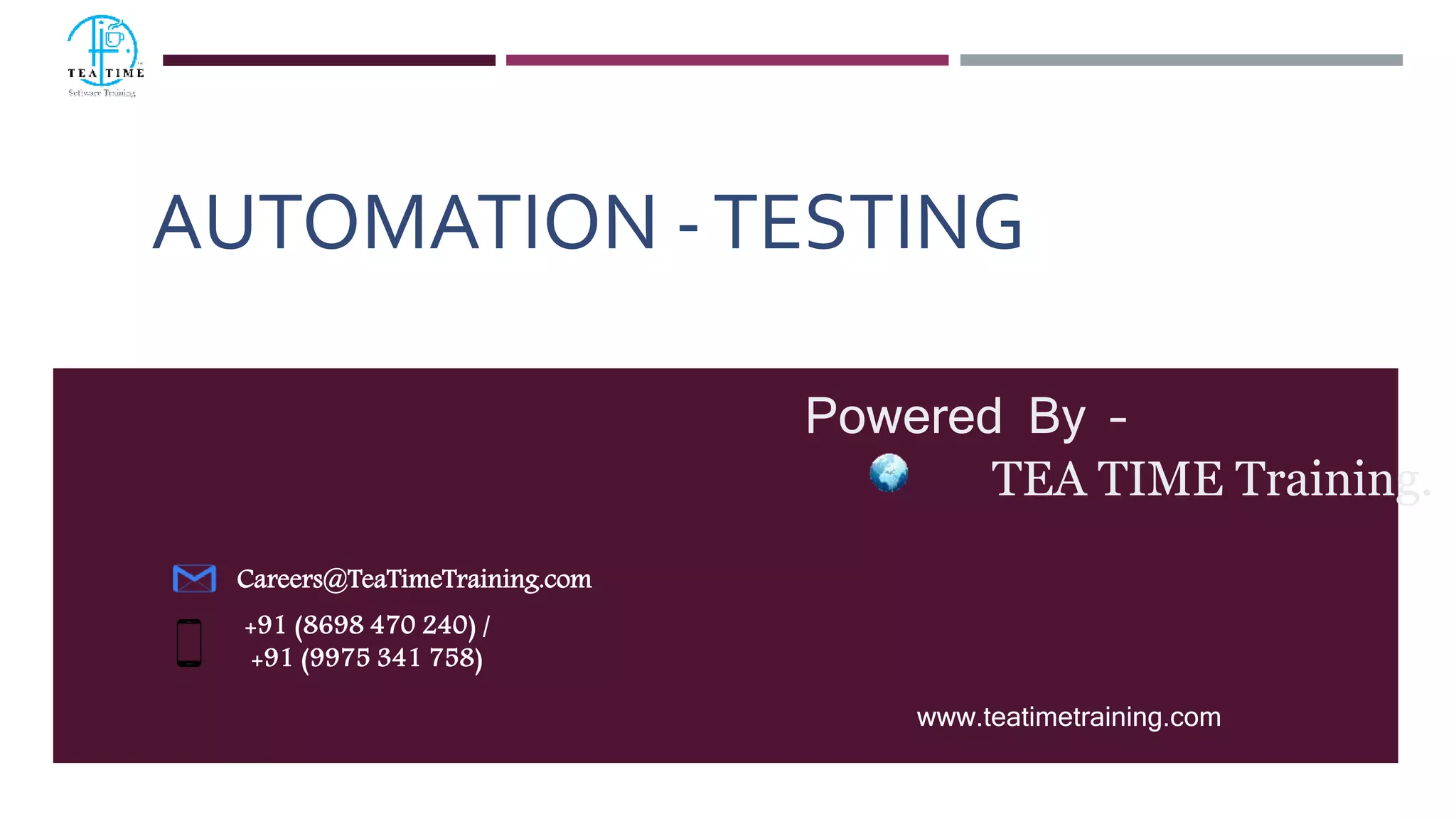 automation-testing-tea-time-ppt