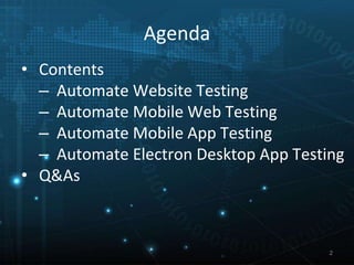 Automation using Javascript | PPT