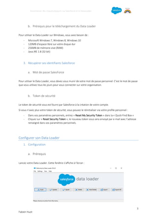 Automatisation d'import export salesforce data loader & Salesforce CLI ...