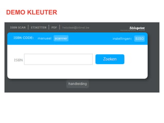 DEMO KLEUTER
 