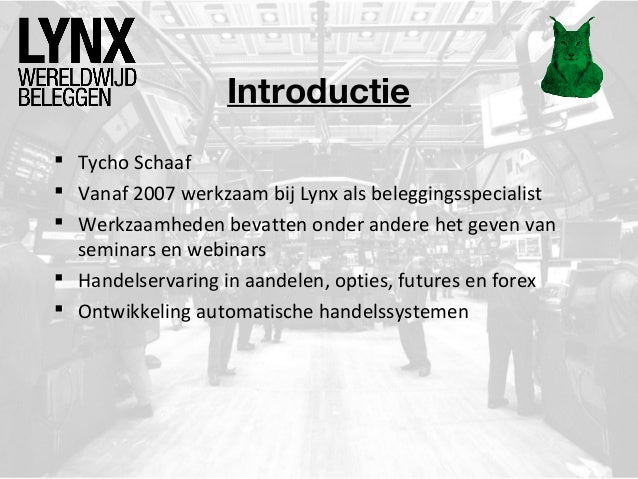 Automatisch handelen forex