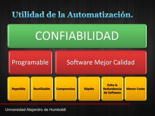 Automatizacion De Pruebas De Software