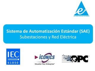 Sistema de Automatización Estándar (SAE)
Subestaciones y Red Eléctrica
 