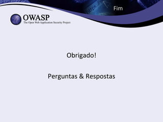Jboss Exploit



• Exploit que desenvolvi para explorar o
  CVE-2010-0738 do JBoss.
• Simplesmente reescrita em Lua/NSE do
  exploit daytona_bsh.pl do Kingcope.
• Retorna uma shell reversa na máquina alvo.
• Mais informações:
  https://github.com/tiago4orion/nmap-scripts
 