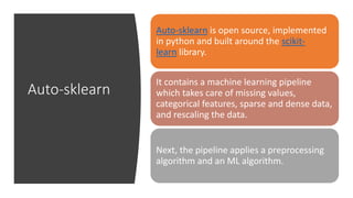 Machine Learning Auto Drive Automated Machine Learning (Auto ML) | PPTX