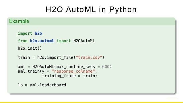 automl python