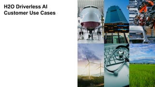 H2O Driverless AI
Customer Use Cases
 