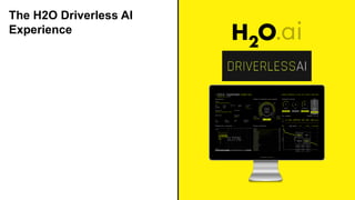 The H2O Driverless AI
Experience
 