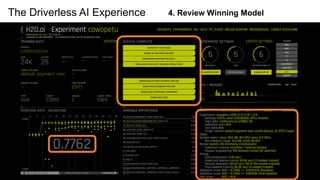 The Driverless AI Experience 4. Review Winning Model
 