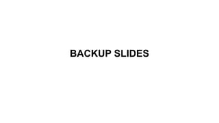 BACKUP SLIDES
 