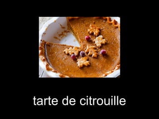 tarte de citrouille