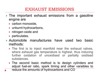 AIRPOLLUTION DUE TO AUTOMOBILES | PPTX