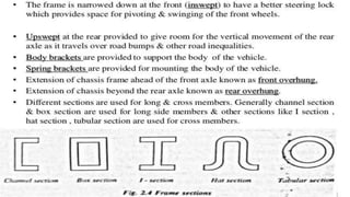 Automobile chassis and body
