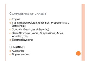 Automobilechassis & frame 