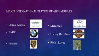 Automobile Industry (include- Indian,International Companies as Players)