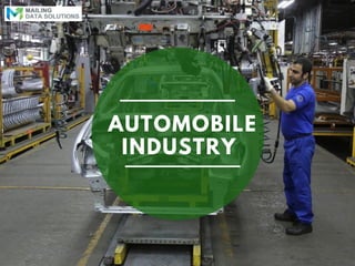 AUTOMOBILE
INDUSTRY
 
