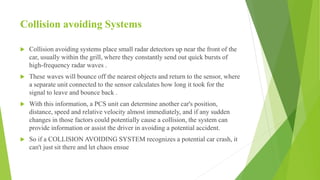 collision avoidance system,automobile technology,safety systems in car ...