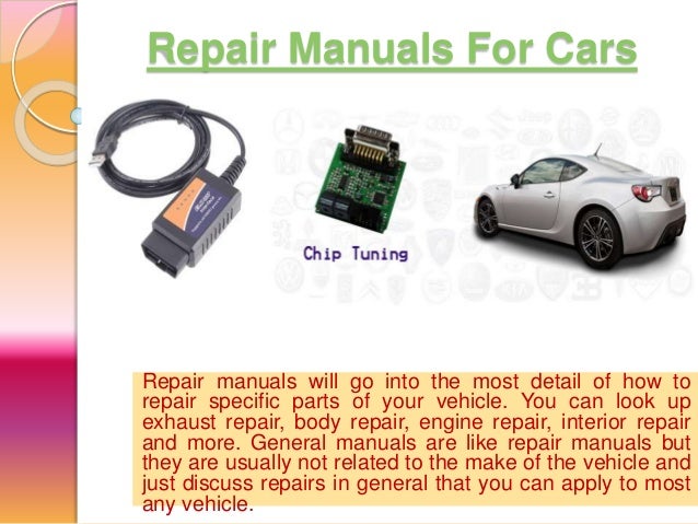 Dónde encontrar manuales de reparación de automóviles - Automobile Repair Manuals 3 638