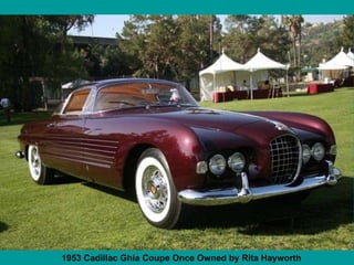 1953 Cadillac Ghia Coupe Once Owned by Rita Hayworth 