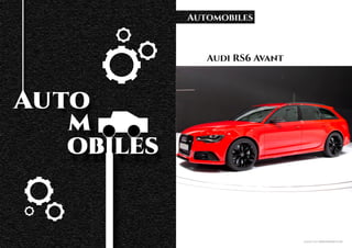AUGUST 2015 | WWW.WISHESH.COMWWW.WISHESH.COM | AUGUST 2015
90
Au
m
obiles
to
Automobiles
Audi RS6 Avant
 