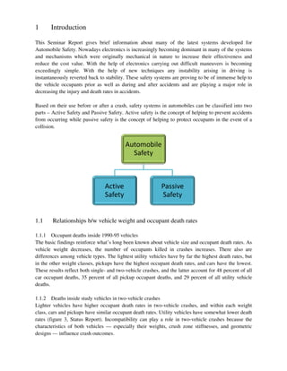 Advances in Automobile Safety Systems - Prashant Kumar | PDF