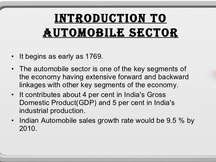 Automobile Sector