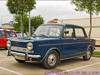 Simca 1000 (53 ch) (de 1961 à 1978)
 
