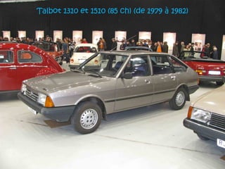 Talbot 1310 et 1510 (85 ch) (de 1979 à 1982)
 