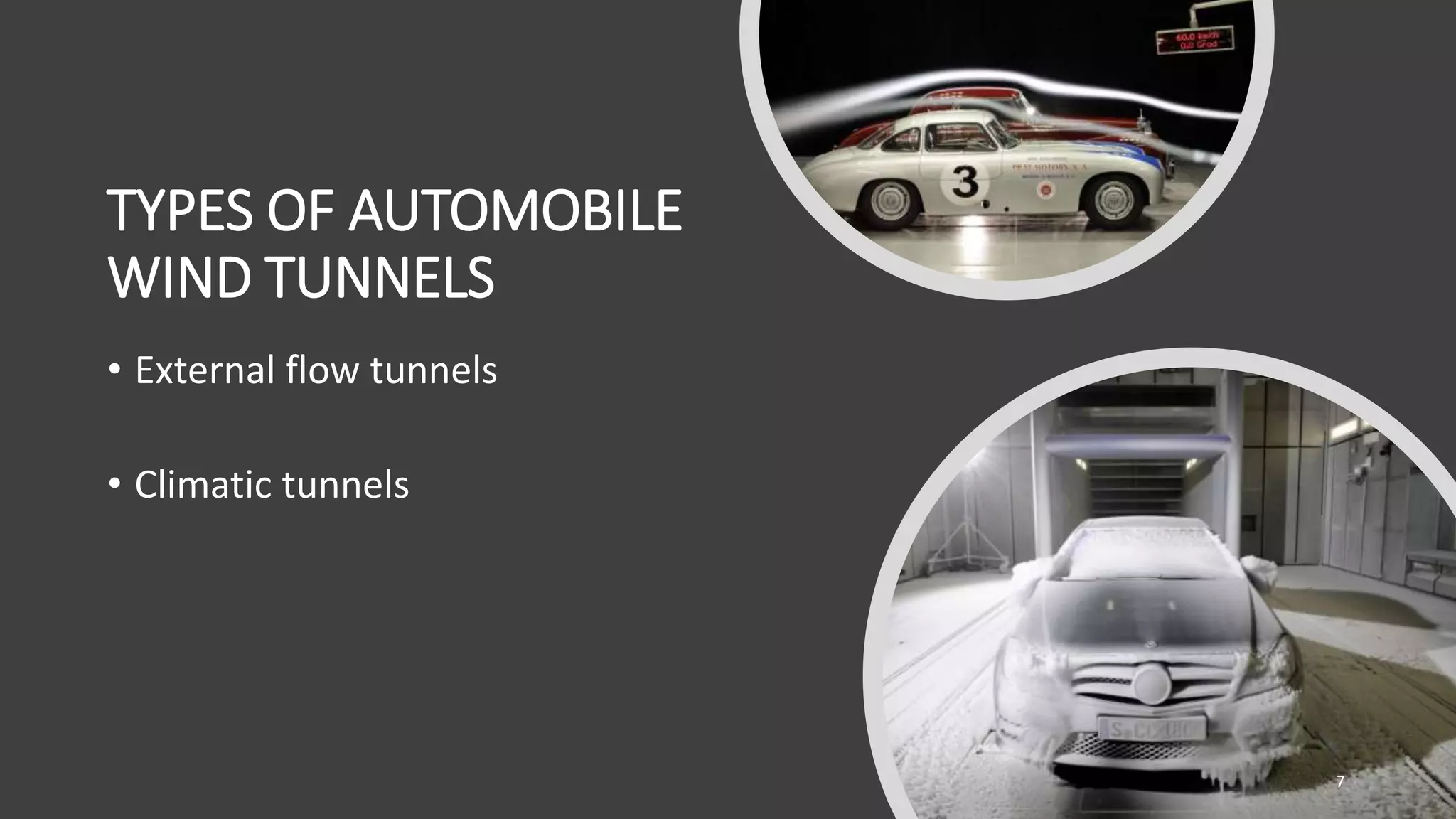 Automobile wind tunnels, icing tunnels,and propeller tunnels PPT
