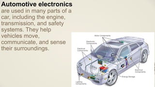 AUTOMOTIVE-ELECTRONICs for newbies and students | PPTX