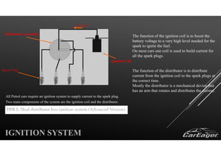 Vehicle Distributor Function Automotive engineering - How cars work | PDF