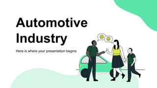 Automotive
Industry
Here is where your presentation begins
 