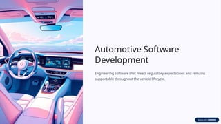 A Guide to Automotive Software Development for OEMs and Suppliers | PPTX