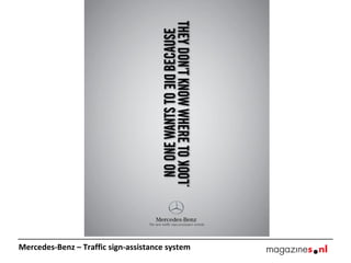 Mercedes-Benz – Traffic sign-assistance system

 