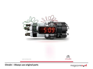 Citroën – Always use original parts

 