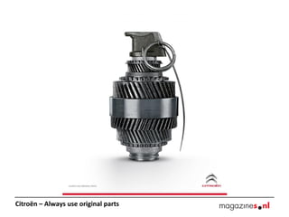 Citroën – Always use original parts

 