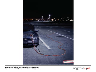 Honda – Plus, roadside assistance

 