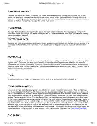 Automotive acronyms | PDF